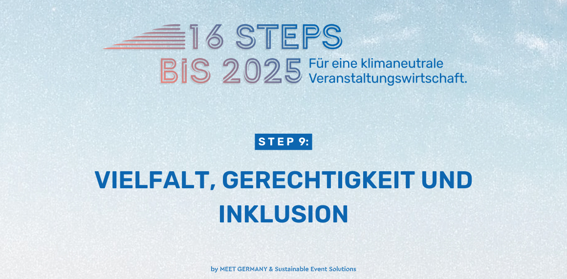 16 Steps Initiative: Vielfalt, Gerechtigkeit und Inklusion - MEET GERMANY